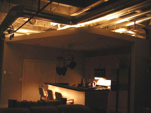 33 Ponce Unit 202 Kitchen At Night